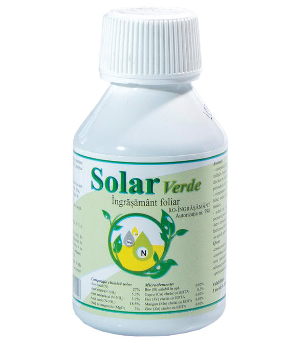 Îngrășământ foliar Solar verde 100 ml